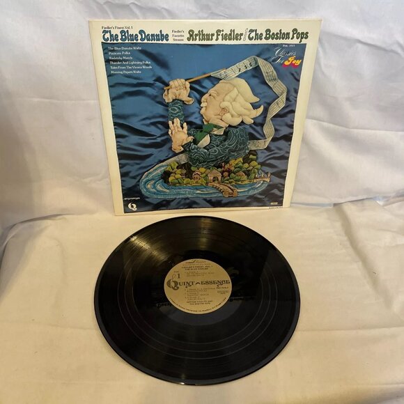 Fiedler's Finest, Vol. 1 The Blue Danube (Vinyl, 1977) Quintessence PMC 7015 VG+ - Picture 2 of 8